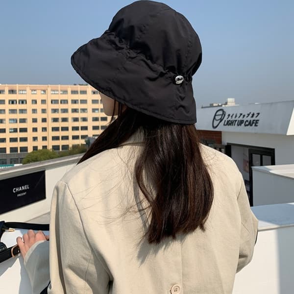 Bucket Hat Snøre Basin Hatte SORT black