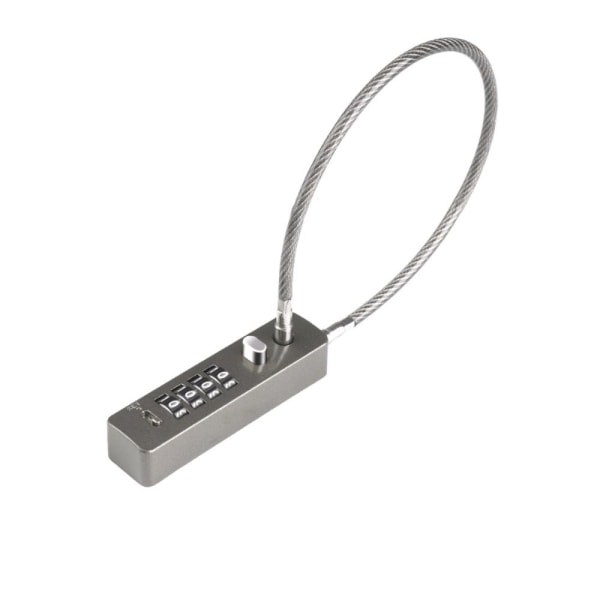 Kabellås med Kombinationscykel Kabellås SILVER 30CM Silver 30cm