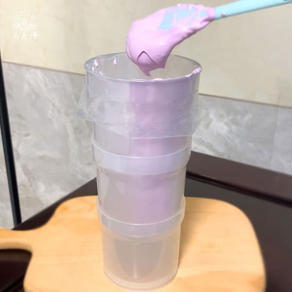 Förvaringskopp för spritspåsar