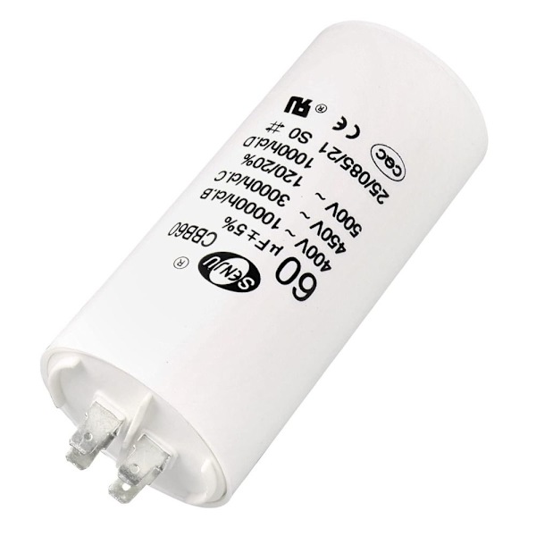 CBB60 Run Capacitor 60uF 450V AC dubbelinsats
