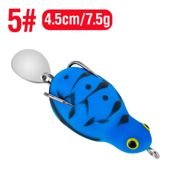 Fishing Frog Lure Rubber Frog 5 5 5