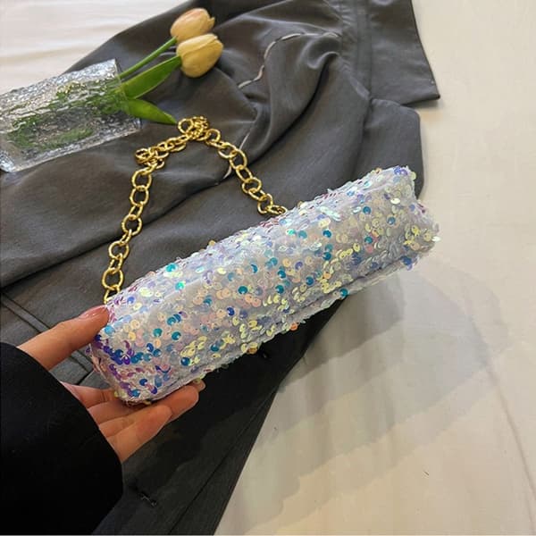 Paljettveske Enkel Skulderveske Underarmsveske 4 4 4