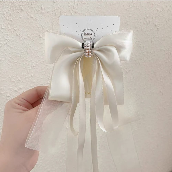 Rosett Hårklämma Hästsvans Hårnålar BEIGE BEIGE