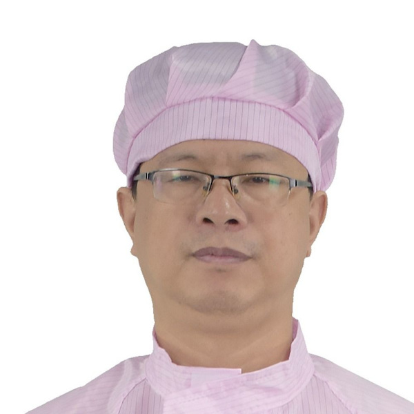 Pölytiivis keittiömestarin hattu Antistaattinen työhattu PINK pink