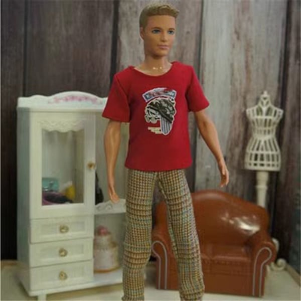 Miesten nukke T-paita Doll Pants 8 8 8