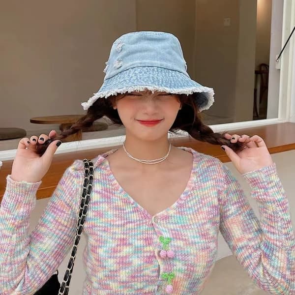 Fiskarhatt Bucket Hat LJUSBLÅ light blue