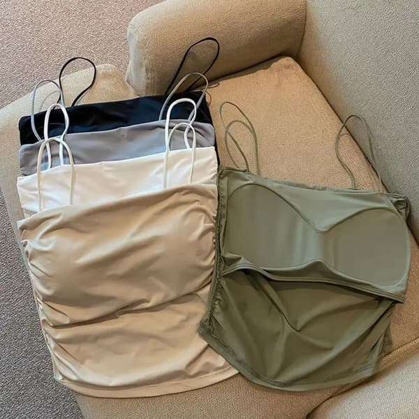 Naisten Toppi VAALEANHARMAA Light grey
