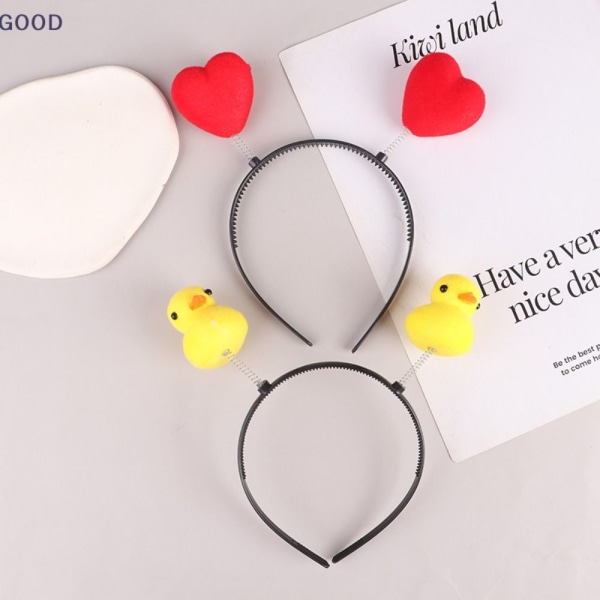 Little Yellow Duck HairHoop Plush Duck Hairpin 1 1 1