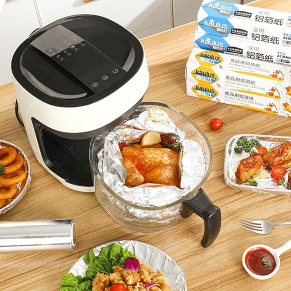 BBQ Aluminiumsfolie Air Fryer Tinnfolie 20UM 5MX30CM 20UM 5MX30CM 20um 5mx30cm