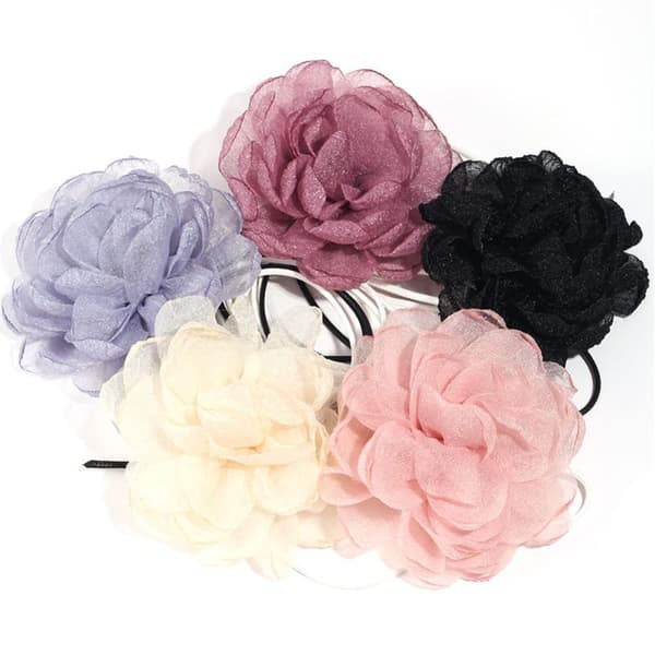 Blomster Choker Halskæde 3 3 3