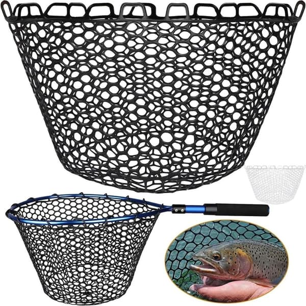 Fiskenet Sammenklappeligt Net SORT-4040 SORT-4040 Black-4040