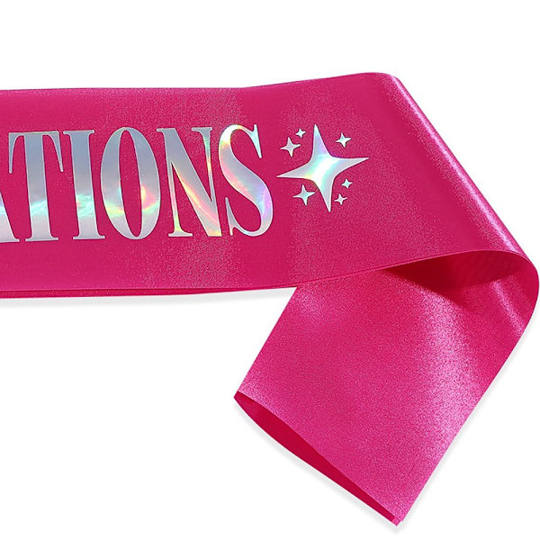 Onnittelut Sash Etiquette Belt MUSTA BLACK