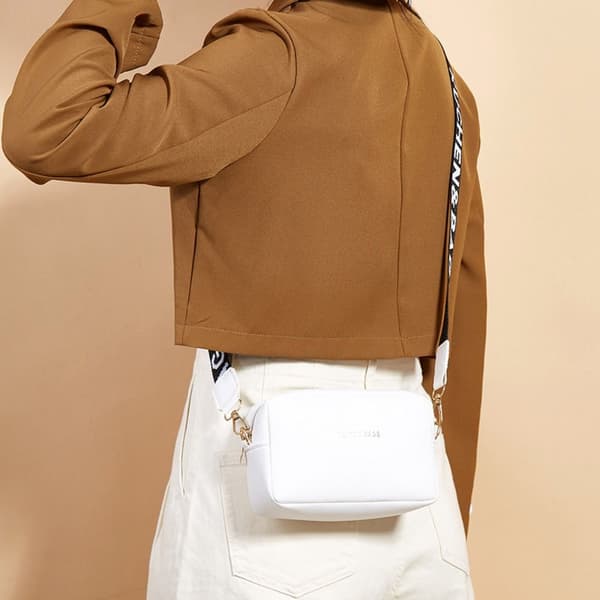 Dame Håndveske Casual Messenger Bag HVIT white
