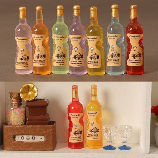 1/12 Doll House Miniature Wine Toy 3 3 3