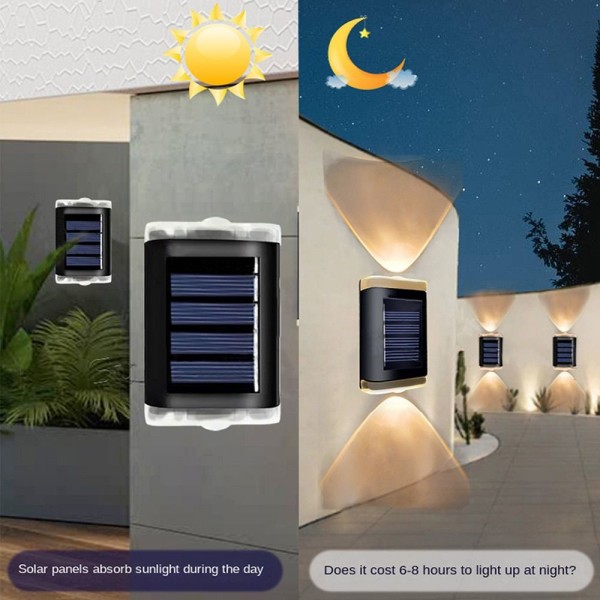 Solar væglampe Led væglampe FARVE 3 FARVE 3 Color 3