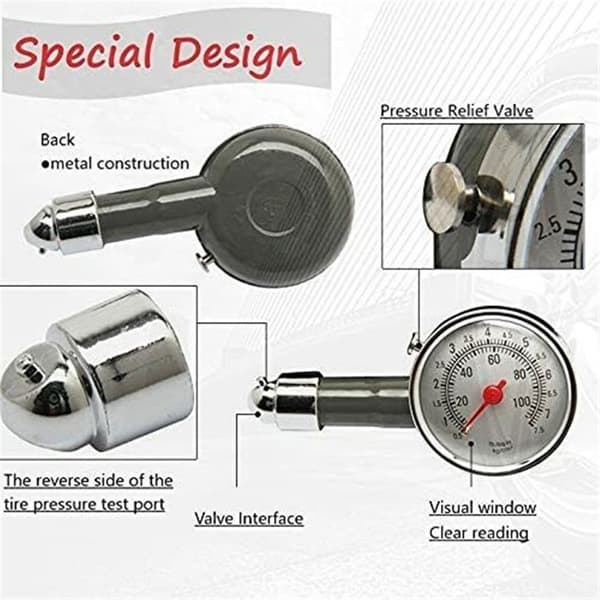 Dekktrykkmåler Manometer Dekkmåler