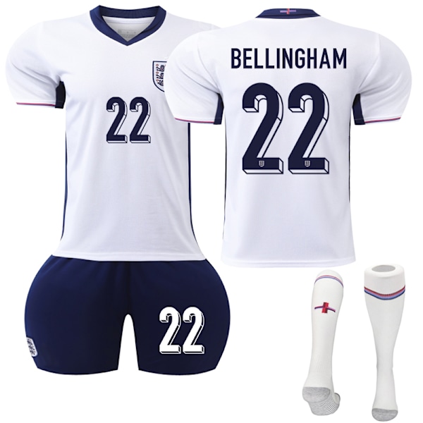 UEFA Euro 2024 Englannin Kotikenttä Jalkapalloasu Nro 22 Bellingham 16