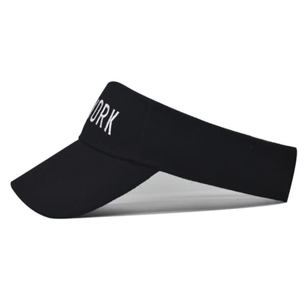 Broderte solskjermer Solhatter SVART black
