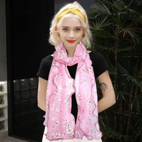 Dame Skjerf for kvinner Sjal Head Wraps ROSA Pink