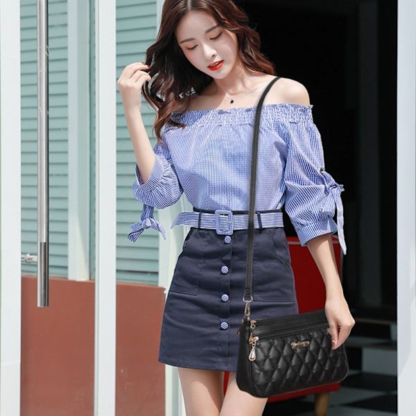 Crossbody Bag Olkalaukku VAALEAN SININEN light blue