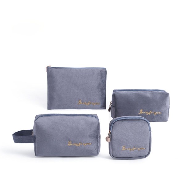 Kosmetiktaske Kosmetik Organizer GRÅ HÅNDHOLDT TASKE HÅNDHOLDT TASKE Grey Handheld bag-Handheld bag