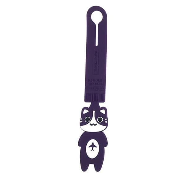 Resbagagetagg LILA Purple