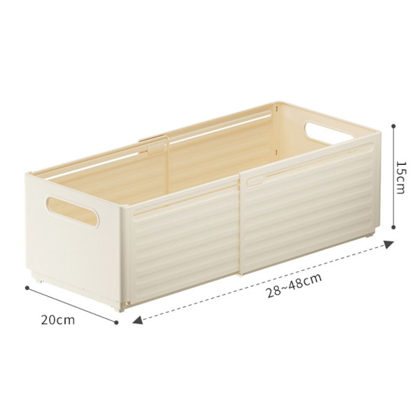 Oppbevaringsboks Skuffeboks HVIT MEDIUM White Medium