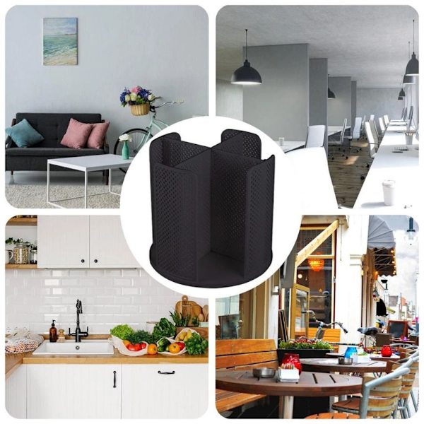 Papirkopholder Multifunktionel kopdispenser SORT black