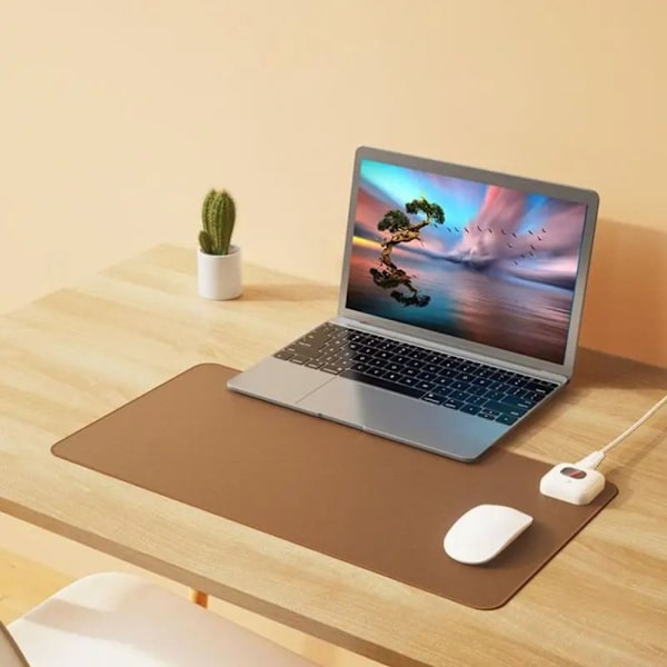 Electric Heat Mouse Pad Bordmåtte PINK EU-STIK PINK EU-STIK Pink EU Plug