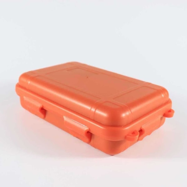 1 Stk Rejseopbevaringsboks Overlevelseskasse MIDDEL ORANGE MIDDEL ORANGE medium orange