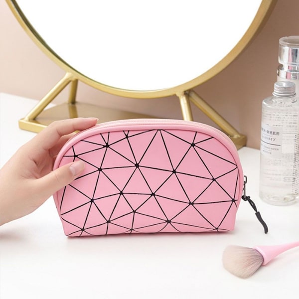 Kosmetiktaske til kvinder Toilettaske til opbevaring PINK pink