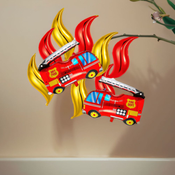 Paloauton ilmapallojuhlakoristeet syntymäpäivätarvike