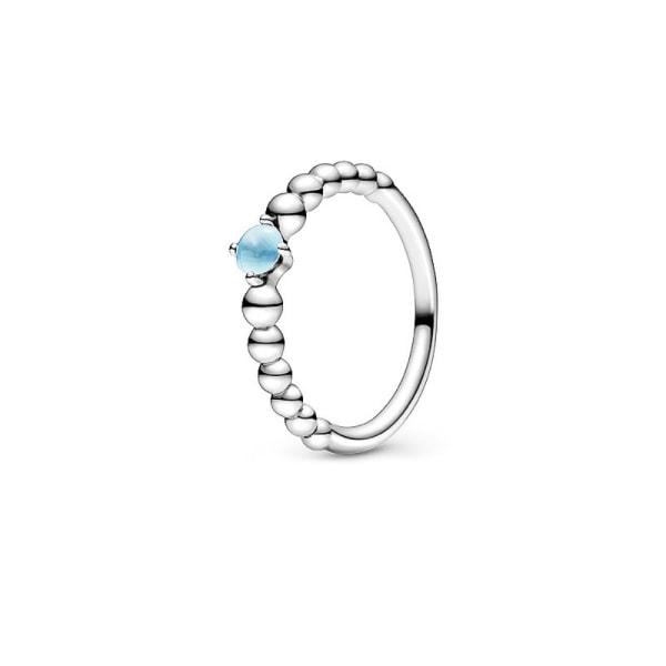 Perleringe Ædelstensring NR. 505 5 No. 505