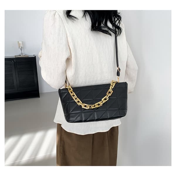 Skuldertaske Bucket SORT Black