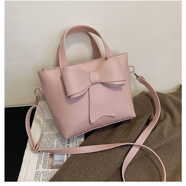 Liten axelväska Bow Design Handväskor ROSA L pink L