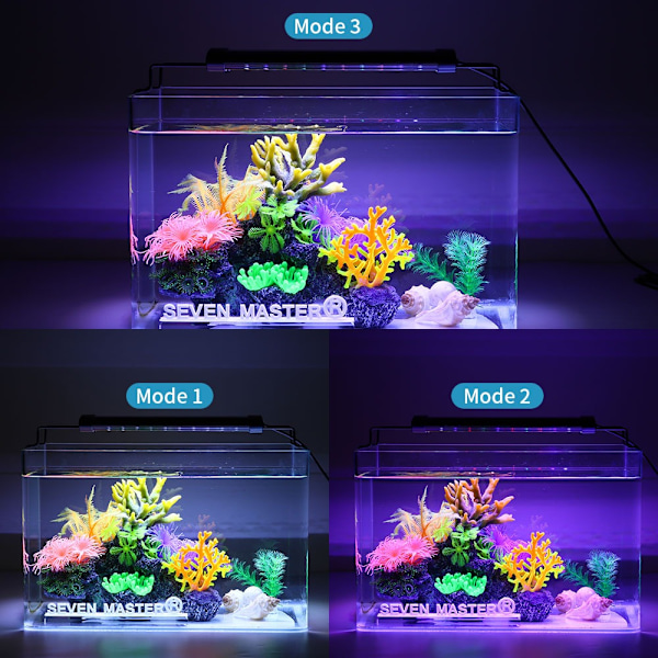 Akvarium LED lys Fisketank LED lys 45-60CM220V EU STIK 220V 45-60CM220V EU Plug