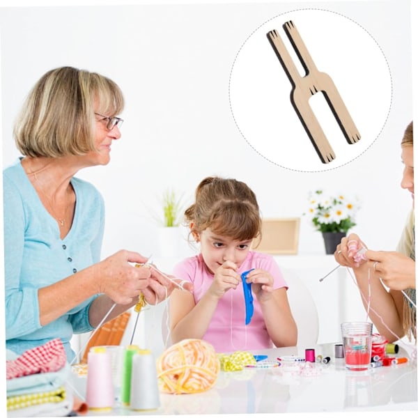Multifunktionell Flower Fork Braid Pompon