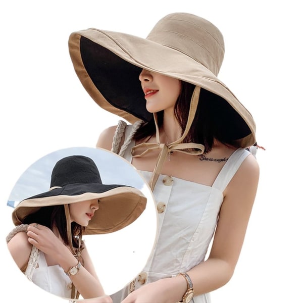 Bucket Hat Beach Cap SORT Black