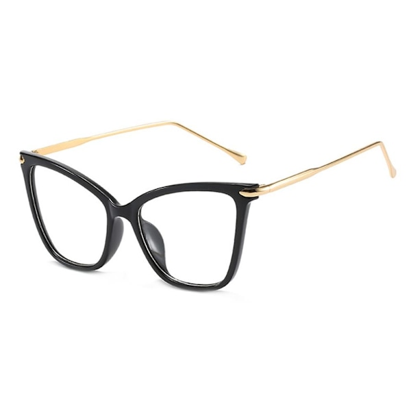 Anti-Blue Light Briller Firkantede Briller SORT LEOPARD PRINT Black Leopard print