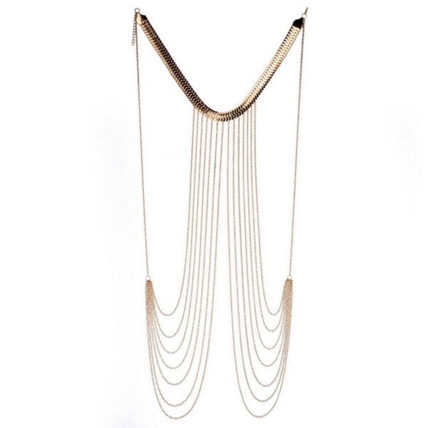 Brystkjede Star Tassel Chain Body Chain