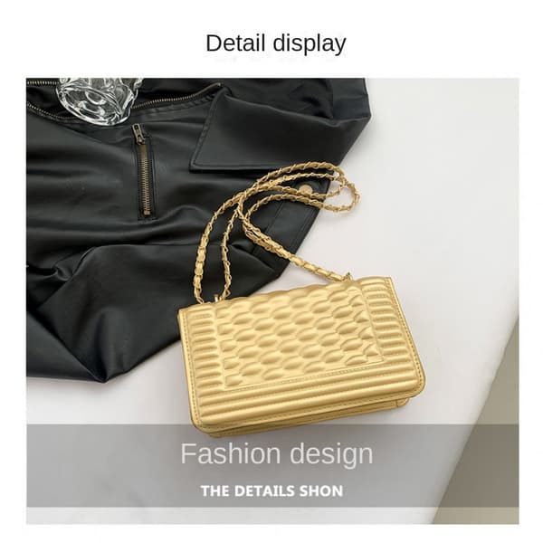 Skulderveske Messengerbag GULL Gold