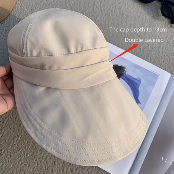 Solhatt för kvinnor, basebollkepsar KHAKI khaki