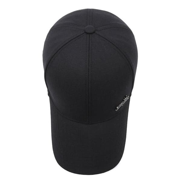 Baseball-lippis Aurinkohattu MUSTA Black