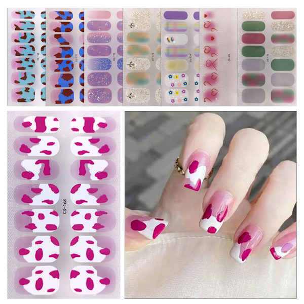 Franske neglemærkater Nail Art Sticker 9 9 9