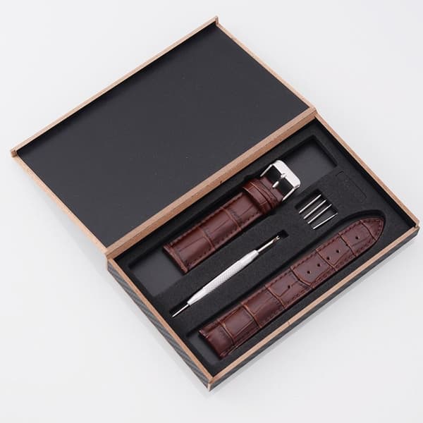 Urrem Læderrem KAFFE 20MMBOX BOX Coffee 20mmBox-Box