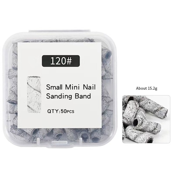 Nagellacksslipfilar Nagelborr 120 FINE GRIT 120 120 Fine Grits
