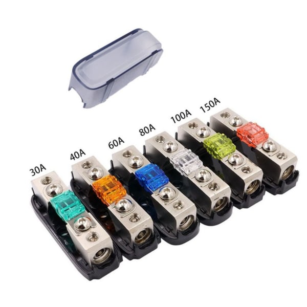 Bilstereo Fuse Power Säkringshållare 30A 30A 30A