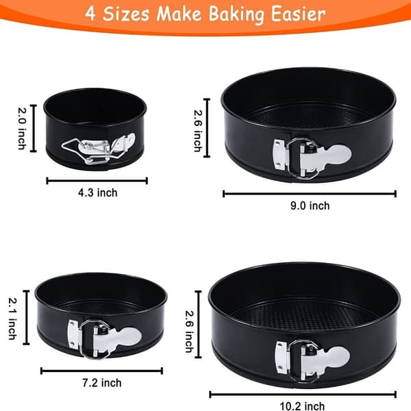 Metal Bageform Kageforme 4 TOMMER 4 TOMMER