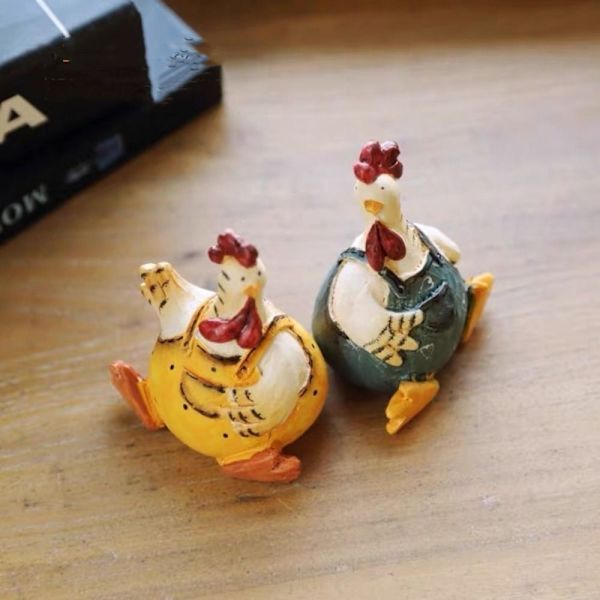 Kyllingefigurer Kyllingemodel 2STK 2STK 2PCS
