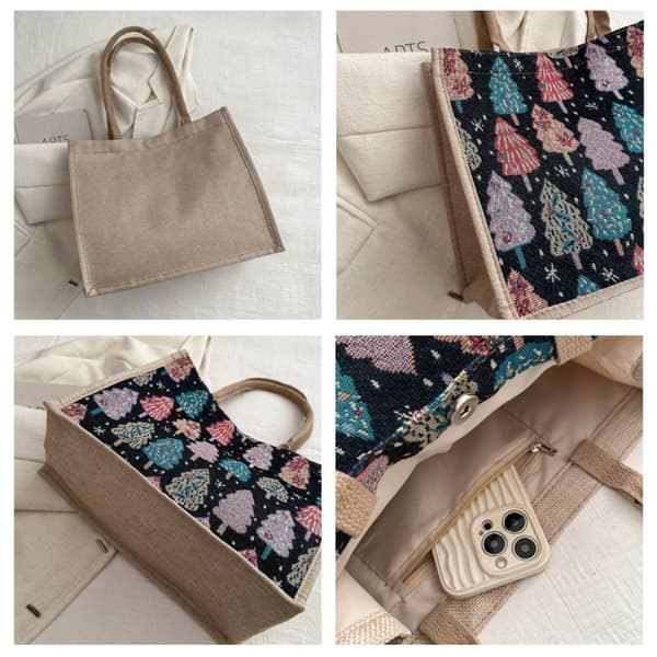 Skuldervesker Tote Bag GRÅ grey